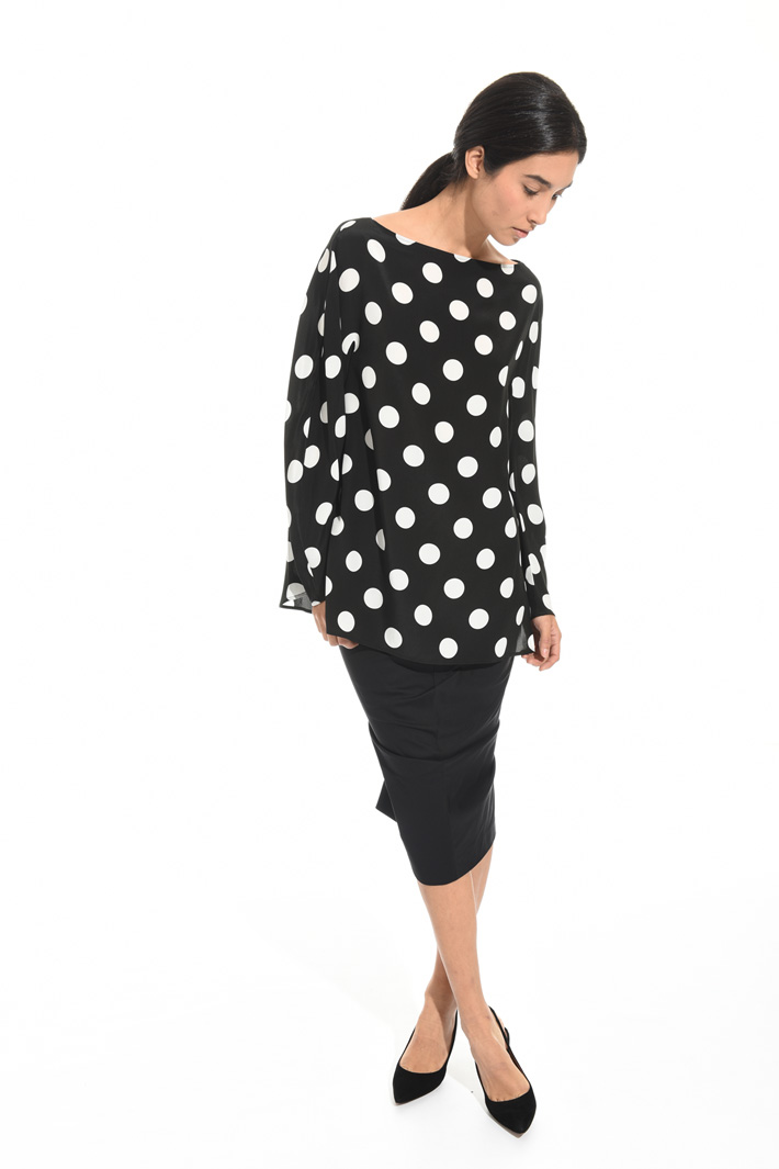 Crepe de chine blouse Intrend Crepe de chine blouse Intrend