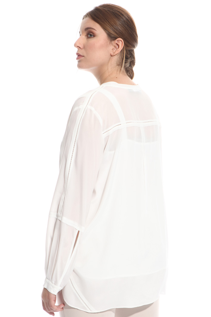 Sablé shirt with embroidery Intrend Sablé shirt with embroidery Intrend