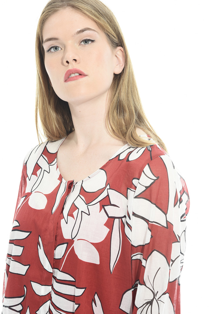 Camicia in mussola stampata Intrend Camicia in mussola stampata Intrend