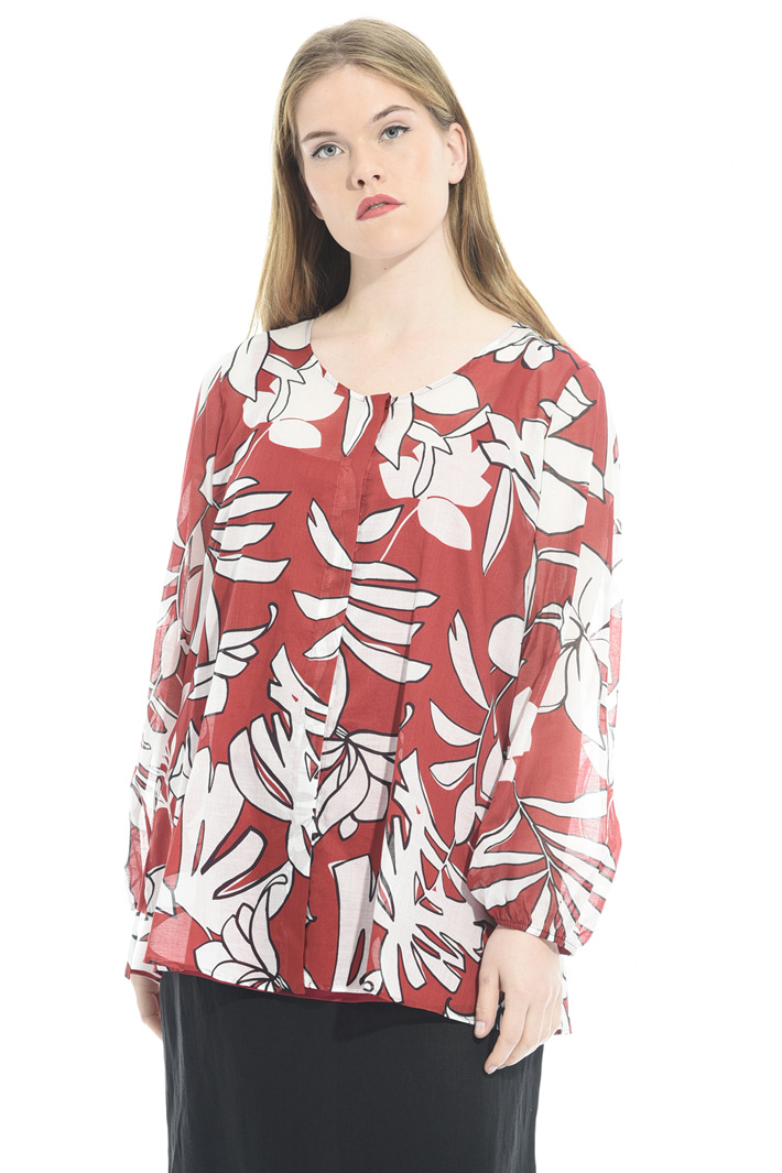 Camicia in mussola stampata Intrend Camicia in mussola stampata Intrend