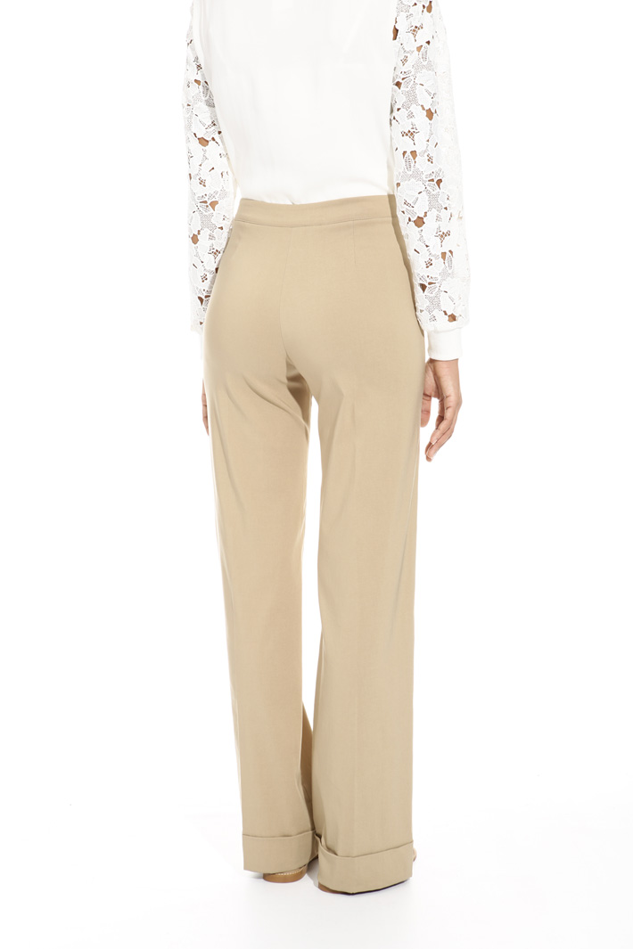 Turn-up cuff trousers Intrend Turn-up cuff trousers Intrend