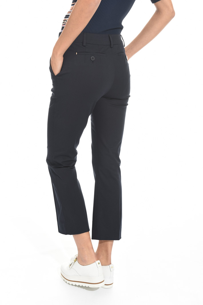 Flared gabardine trousers Intrend Flared gabardine trousers Intrend