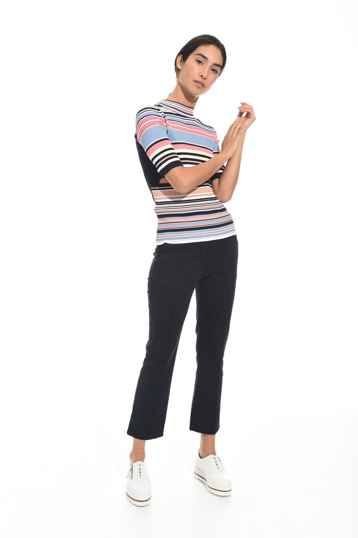 Flared gabardine trousers Intrend Flared gabardine trousers Intrend