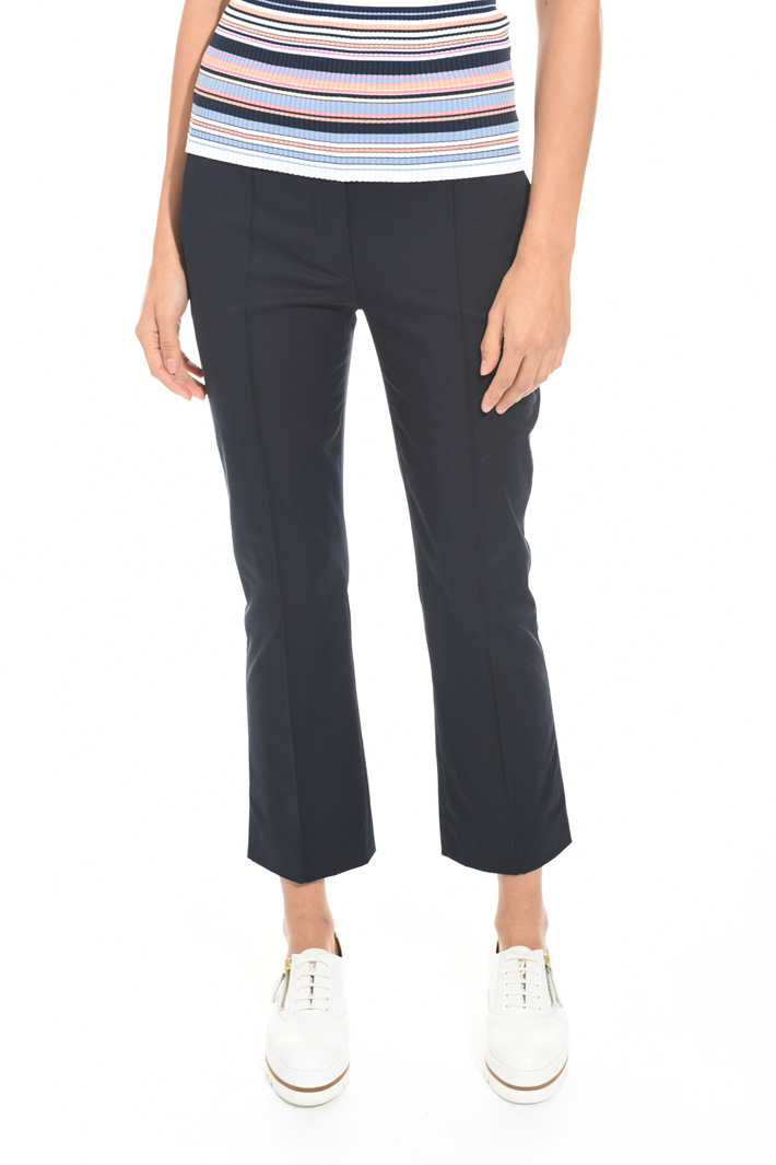 Flared gabardine trousers Intrend Flared gabardine trousers Intrend