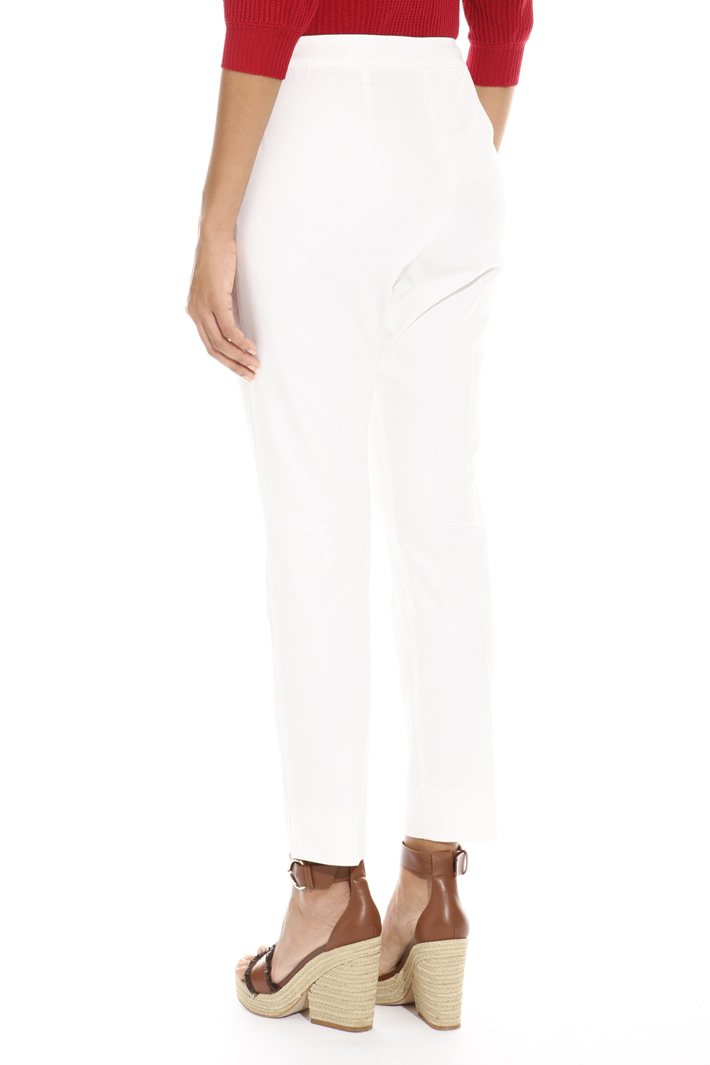 Satin cotton trousers Intrend Satin cotton trousers Intrend