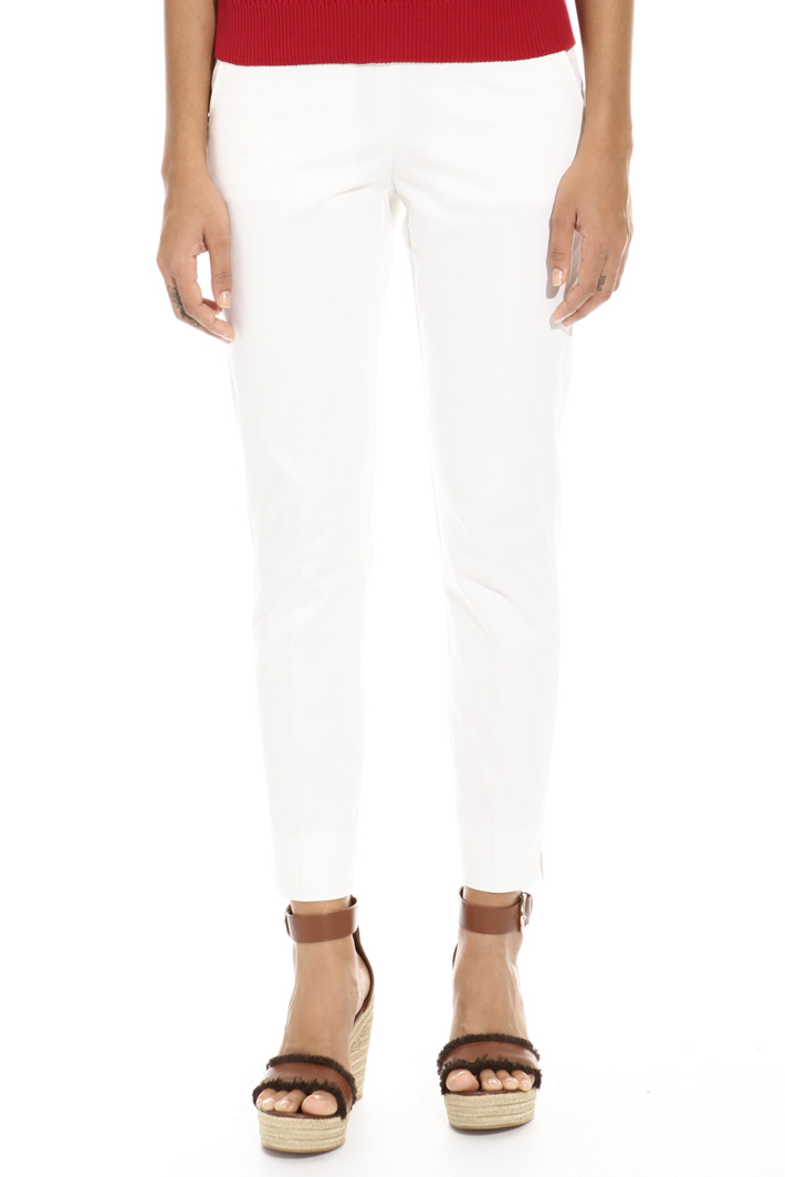 Satin cotton trousers Intrend Satin cotton trousers Intrend