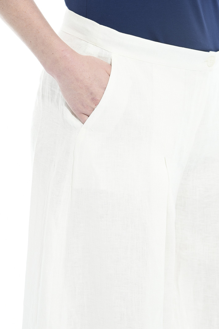 Pantalone in lino con pieghe Intrend Pantalone in lino con pieghe Intrend