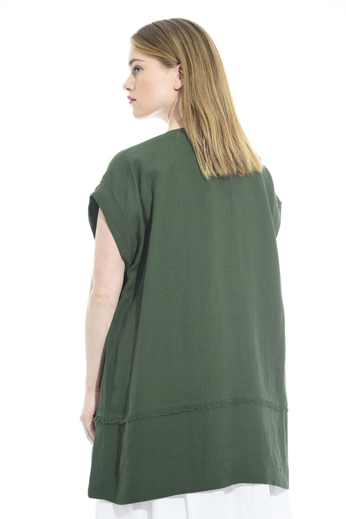 Casacca in lino con frangia Intrend Casacca in lino con frangia Intrend