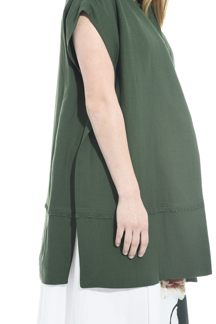 Casacca in lino con frangia Intrend Casacca in lino con frangia Intrend