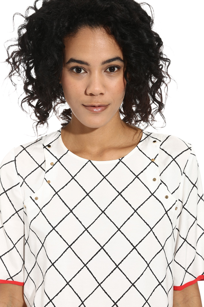 Top in twill di viscosa Intrend Top in twill di viscosa Intrend