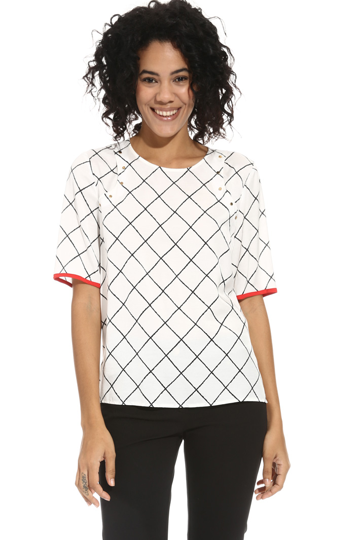 Top in twill di viscosa Intrend Top in twill di viscosa Intrend