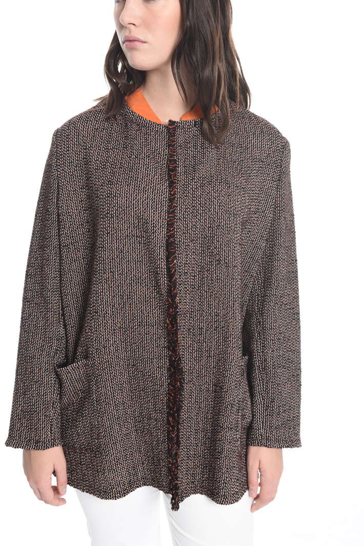 Giacca in cotone bouclé Intrend Giacca in cotone bouclé Intrend