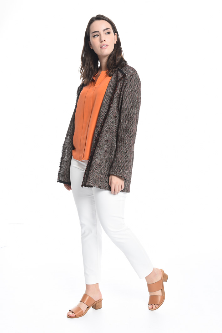 Giacca in cotone bouclé Intrend Giacca in cotone bouclé Intrend