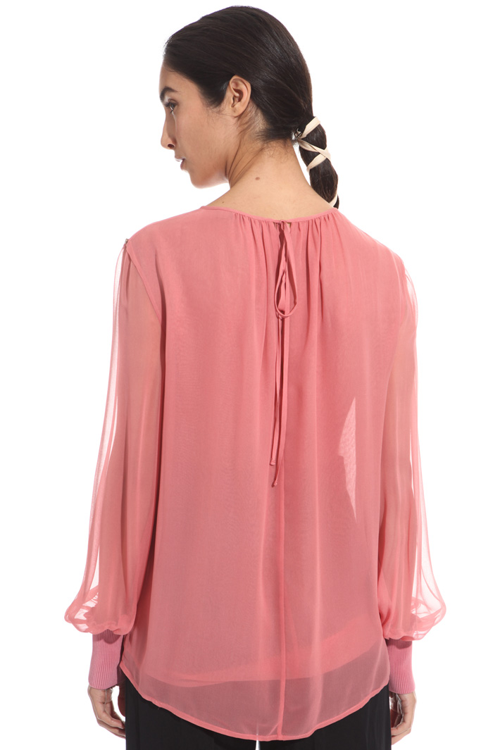 Blusa in gerogette di seta Intrend Blusa in gerogette di seta Intrend