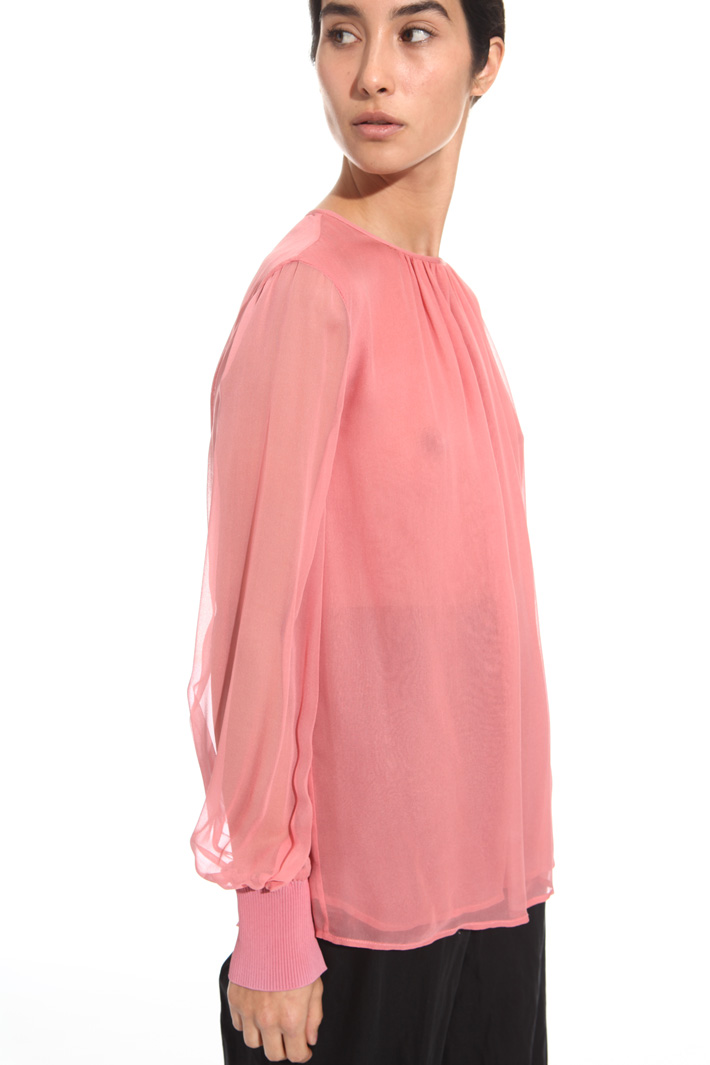 Blusa in gerogette di seta Intrend Blusa in gerogette di seta Intrend