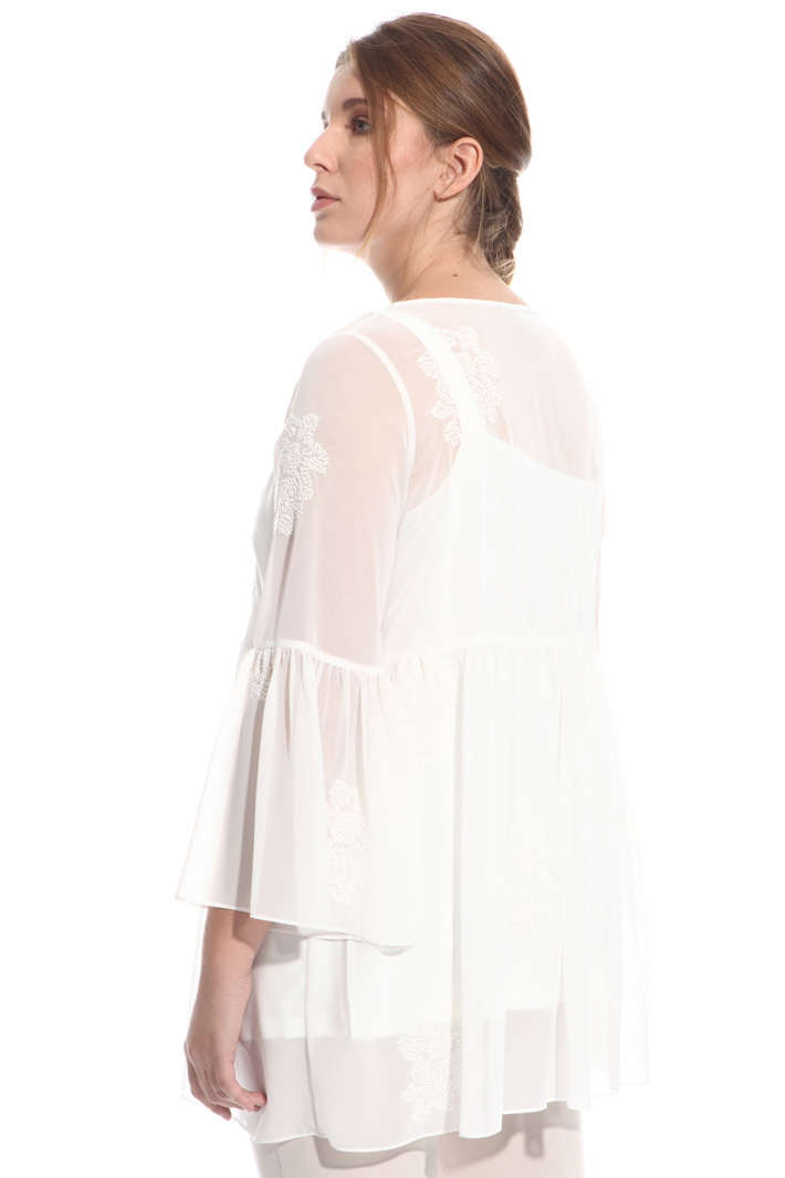 Embroidered georgette blouse Intrend Embroidered georgette blouse Intrend
