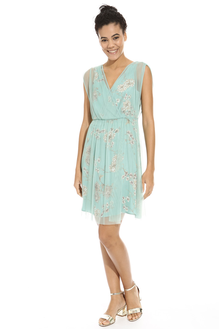 Tulle and satin dress Intrend Tulle and satin dress Intrend