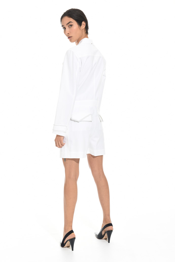 Cotton satin jumpsuit Intrend Cotton satin jumpsuit Intrend