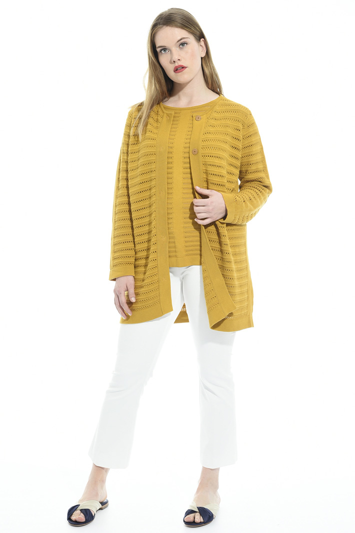 Cardigan lungo traforato Intrend Cardigan lungo traforato Intrend