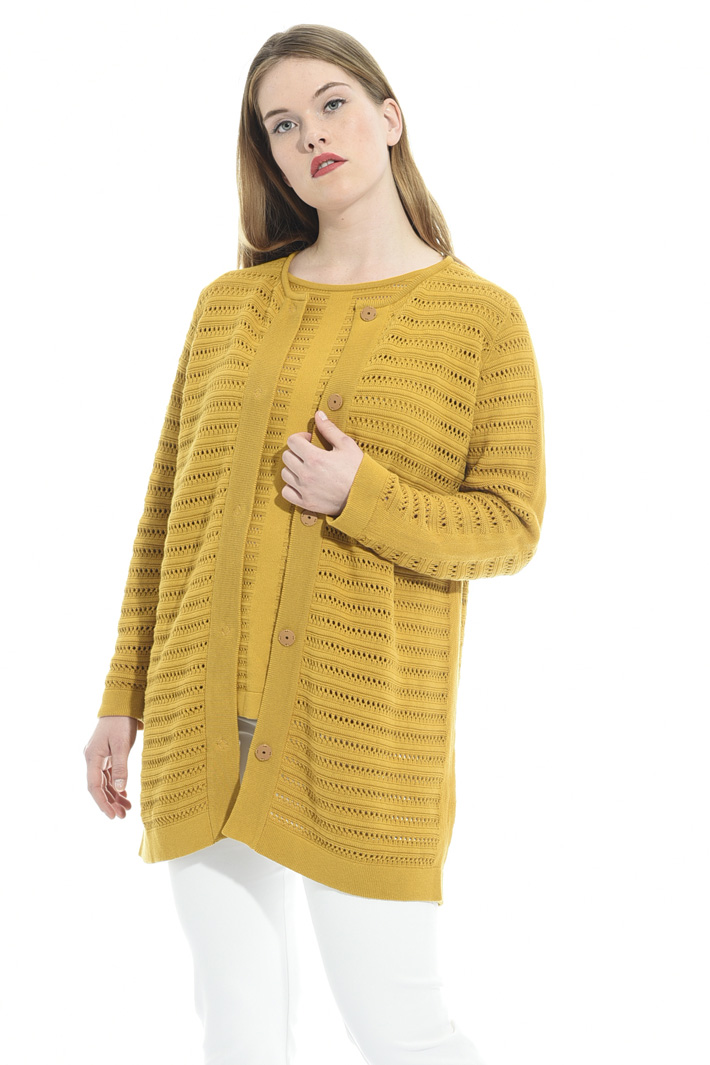 Cardigan lungo traforato Intrend Cardigan lungo traforato Intrend