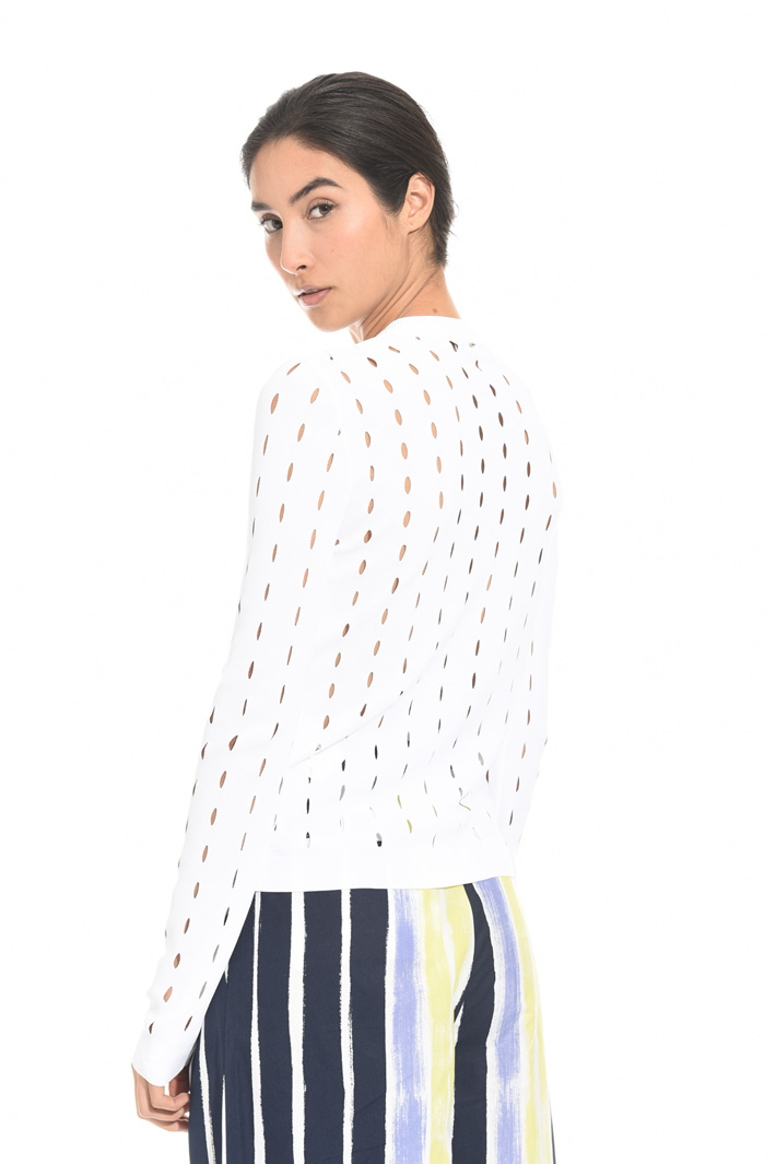 Maglia traforata in viscosa Intrend Maglia traforata in viscosa Intrend