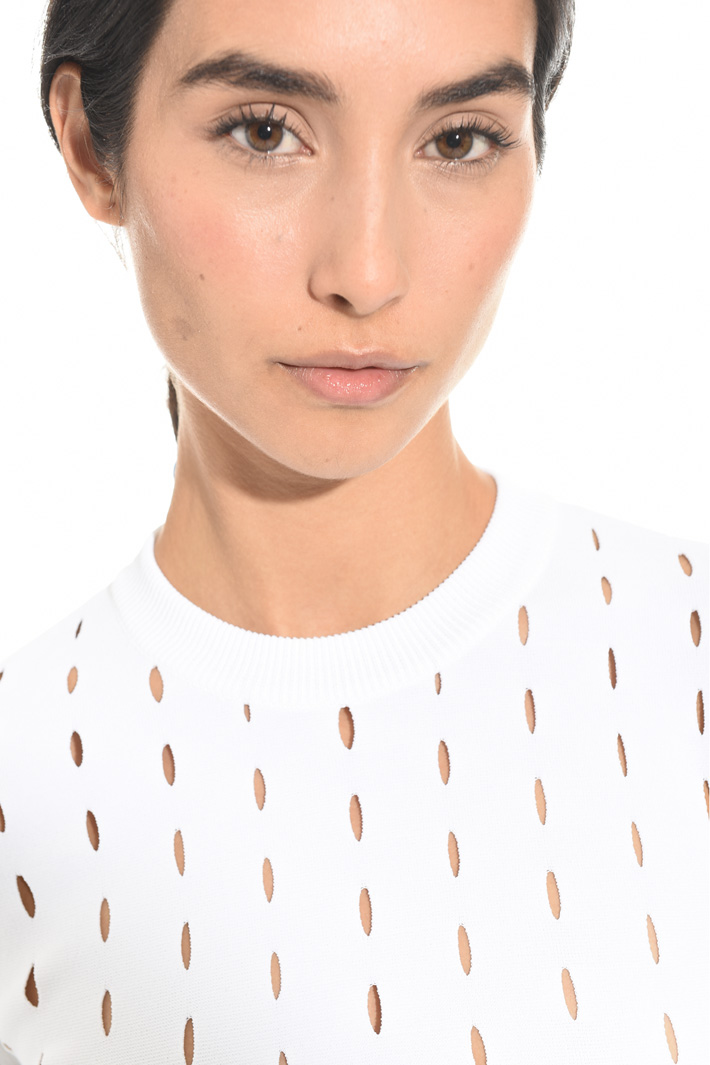 Maglia traforata in viscosa Intrend Maglia traforata in viscosa Intrend