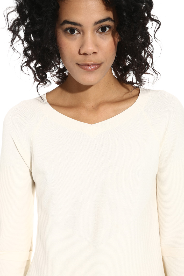Maglia dritta in viscosa Intrend Maglia dritta in viscosa Intrend
