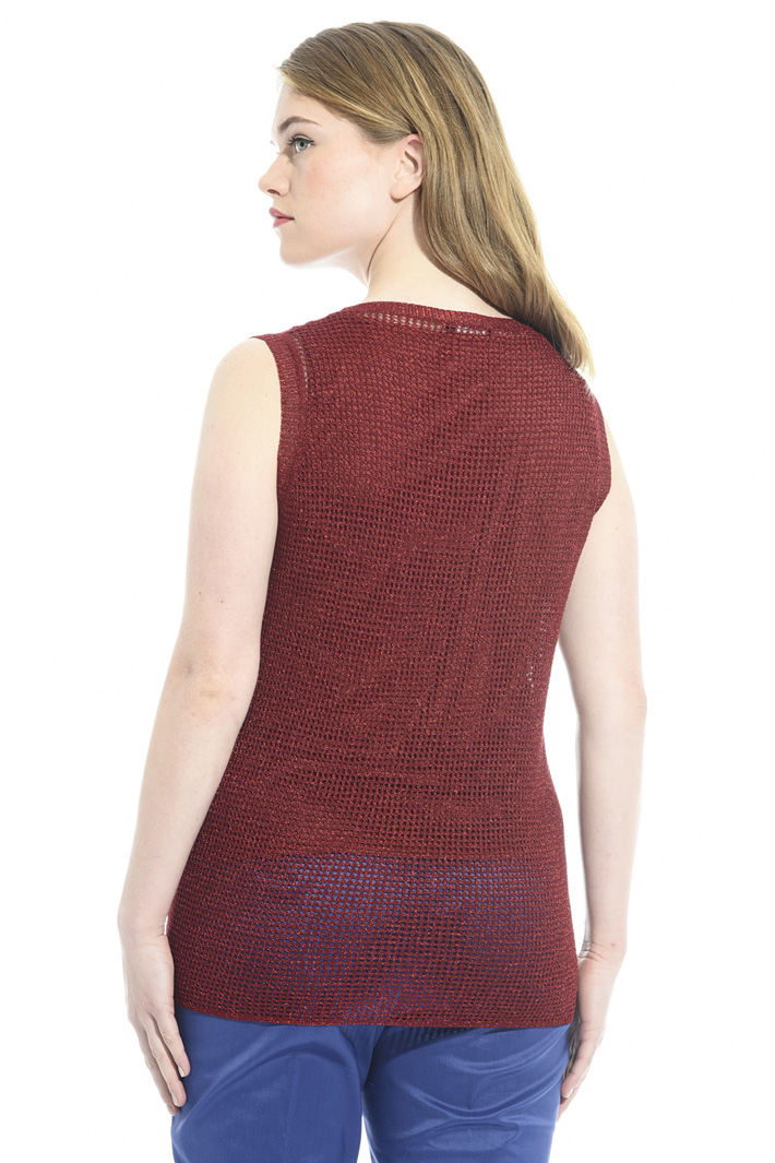 Knitted lamé top Intrend Knitted lamé top Intrend