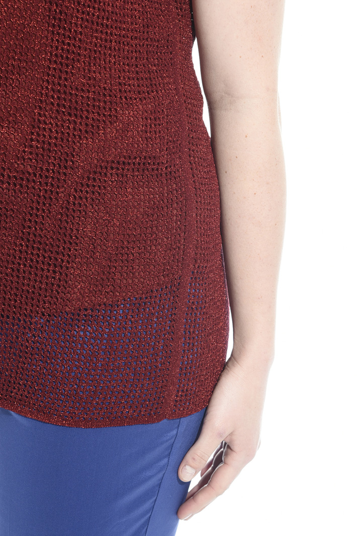 Knitted lamé top Intrend Knitted lamé top Intrend