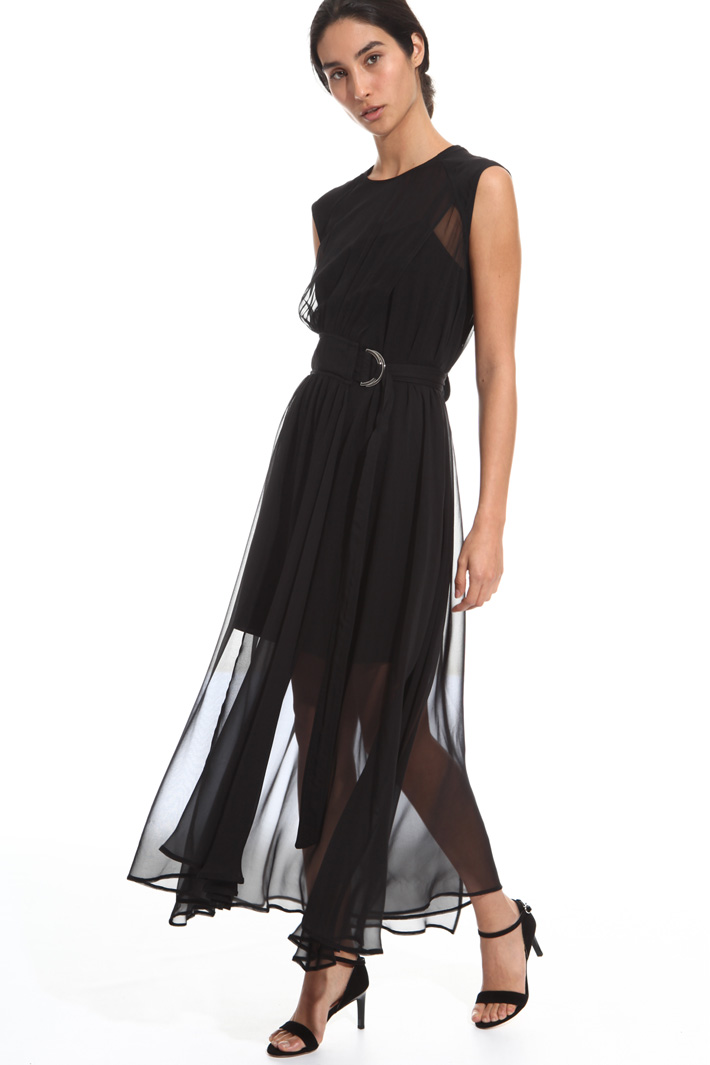Silk georgette dress Intrend Silk georgette dress Intrend