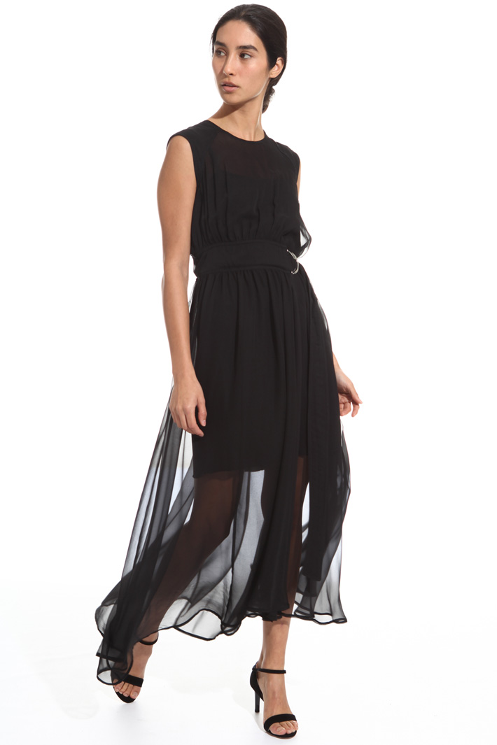 Silk georgette dress Intrend Silk georgette dress Intrend