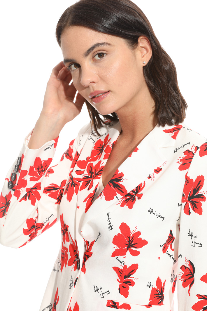 Blazer in faille stampata Intrend Blazer in faille stampata Intrend
