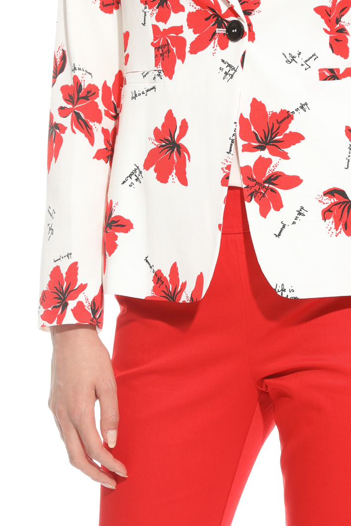 Blazer in faille stampata Intrend Blazer in faille stampata Intrend