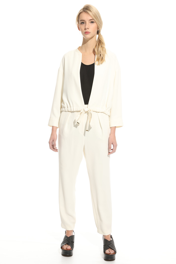 Crepe envers satin bomber Intrend Crepe envers satin bomber Intrend