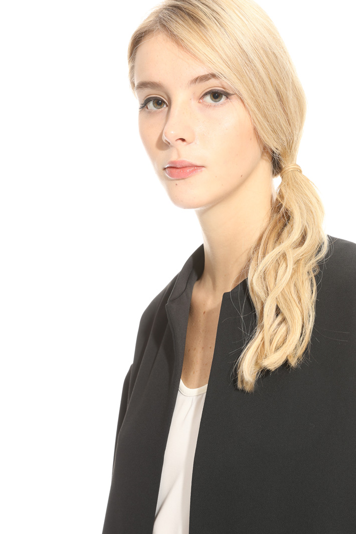 Bomber in crepe enver satin Intrend Bomber in crepe enver satin Intrend