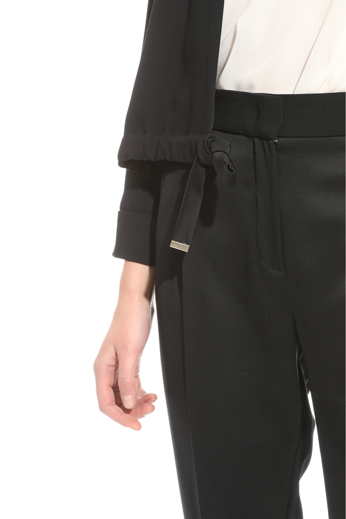 Bomber in crepe enver satin Intrend Bomber in crepe enver satin Intrend
