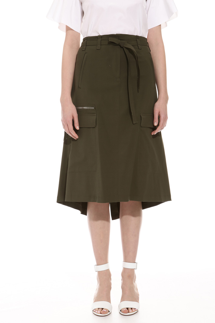 Technical gabardine skirt Intrend Technical gabardine skirt Intrend