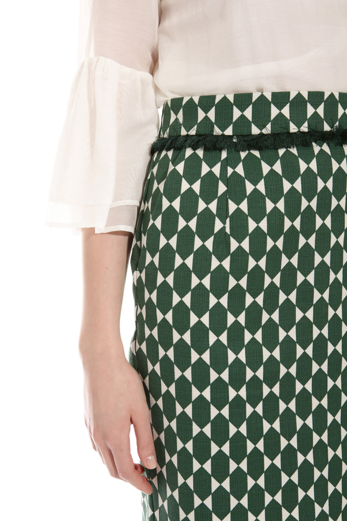 Printed pencil skirt Intrend Printed pencil skirt Intrend