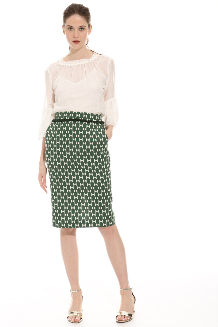 Printed pencil skirt Intrend Printed pencil skirt Intrend