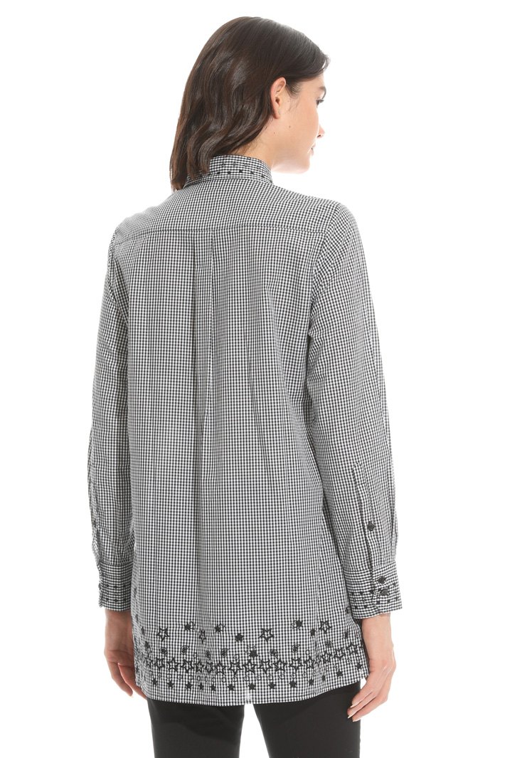 Camicia in popeline tinto filo Intrend Camicia in popeline tinto filo Intrend