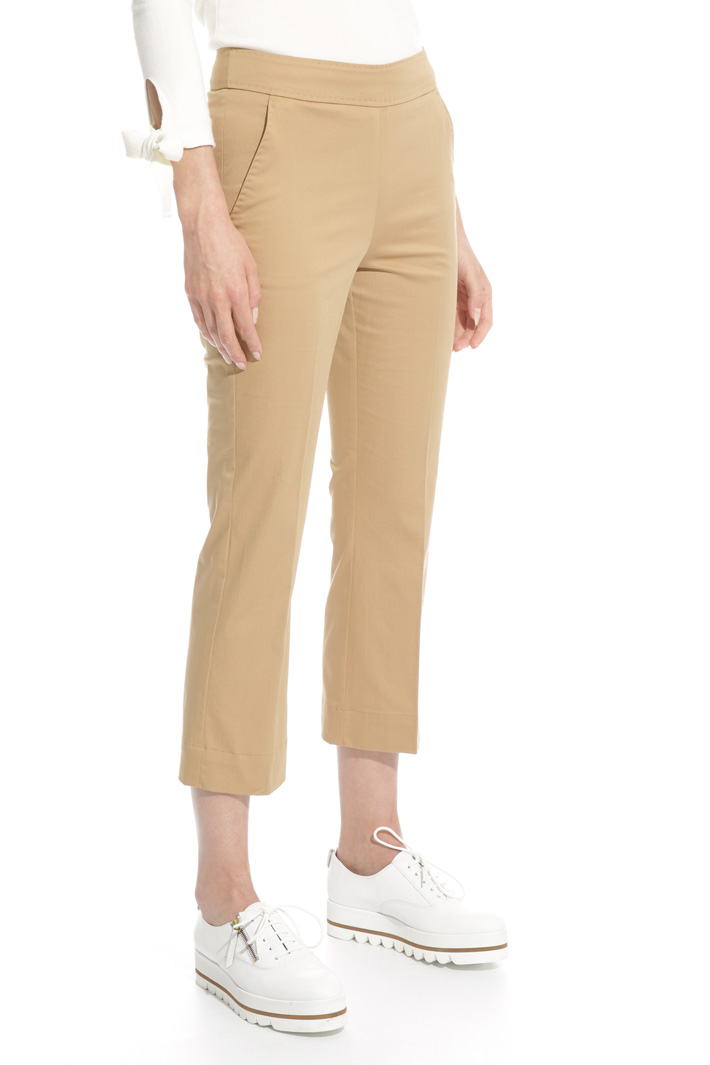 Flared cotton trousers Intrend Flared cotton trousers Intrend