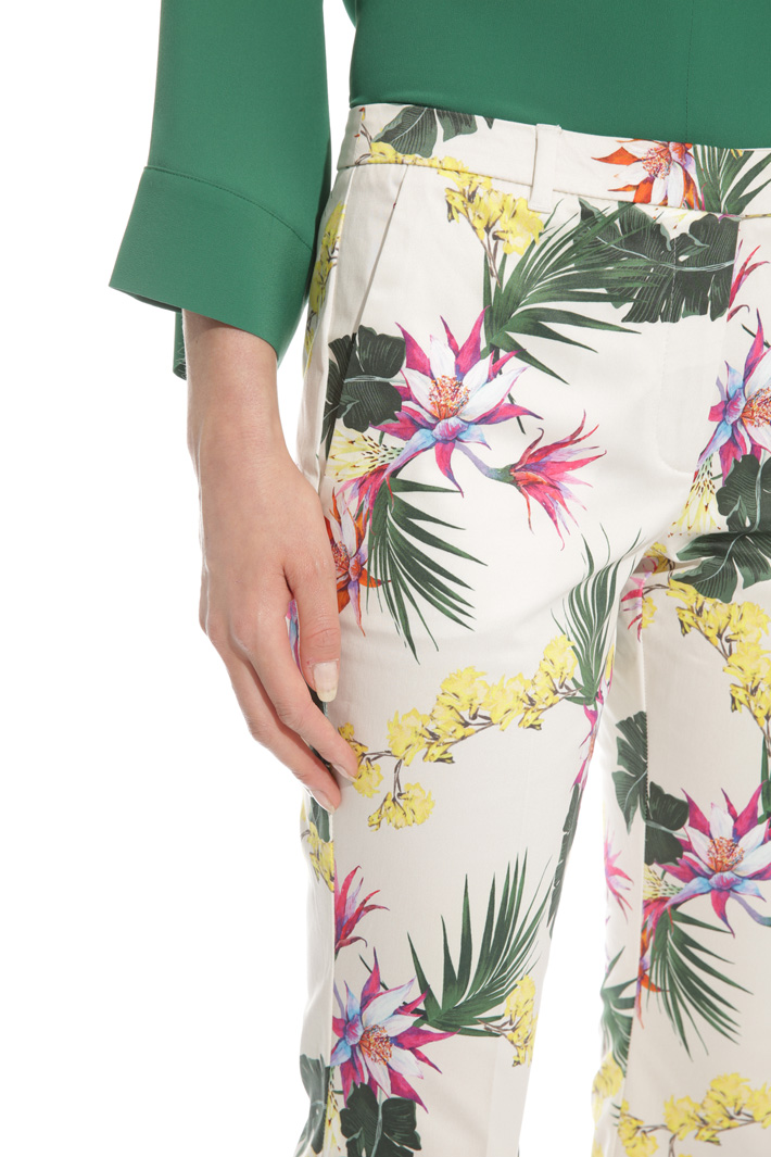 Pantalone in cotone stampato Intrend Pantalone in cotone stampato Intrend