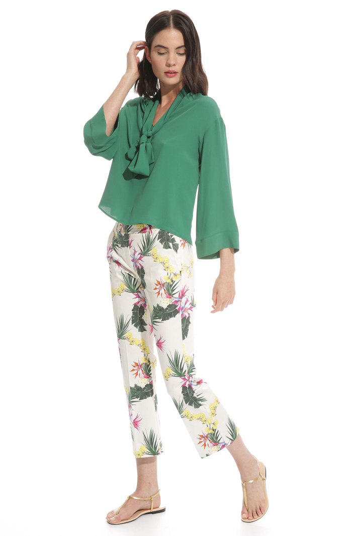 Pantalone in cotone stampato Intrend Pantalone in cotone stampato Intrend