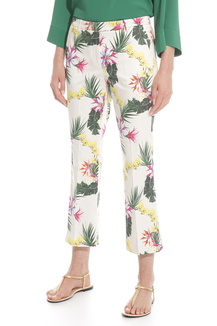 Pantalone in cotone stampato Intrend Pantalone in cotone stampato Intrend