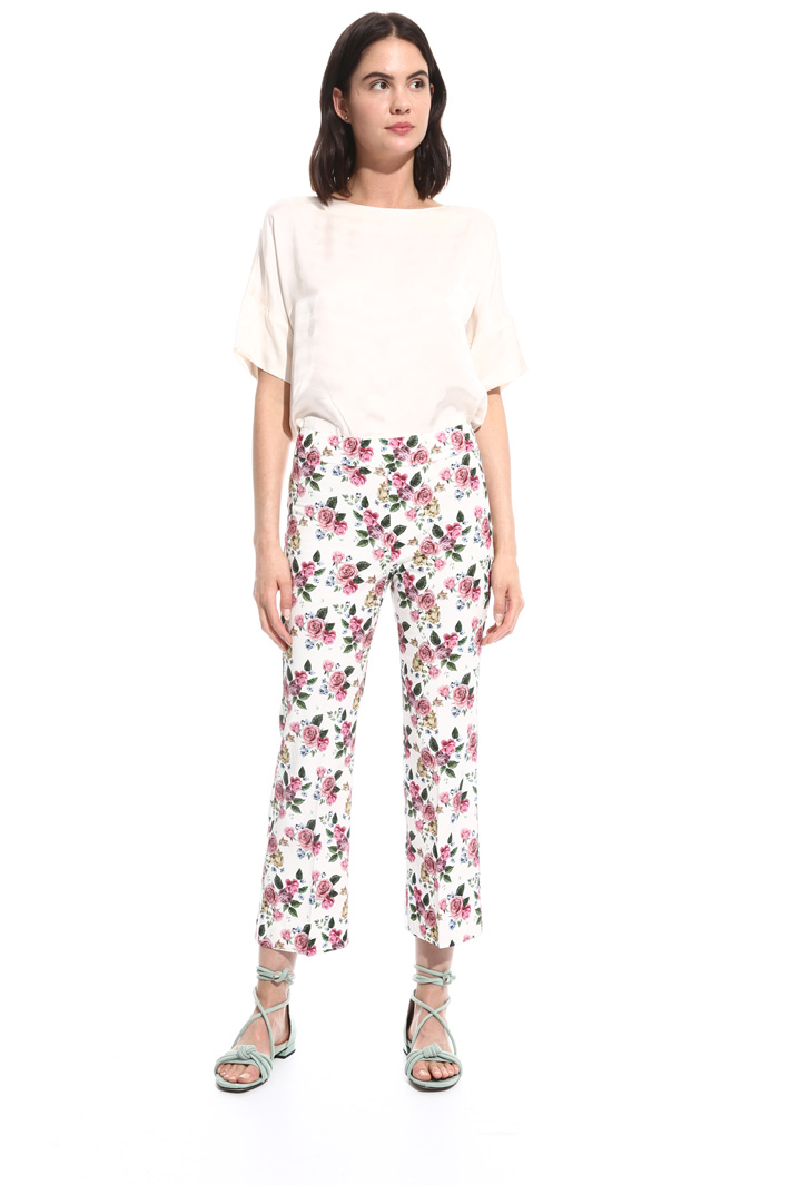 Pantalone in faille stretch Intrend Pantalone in faille stretch Intrend