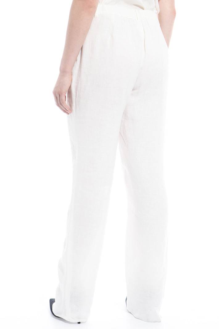 Linen canvas trousers Intrend Linen canvas trousers Intrend