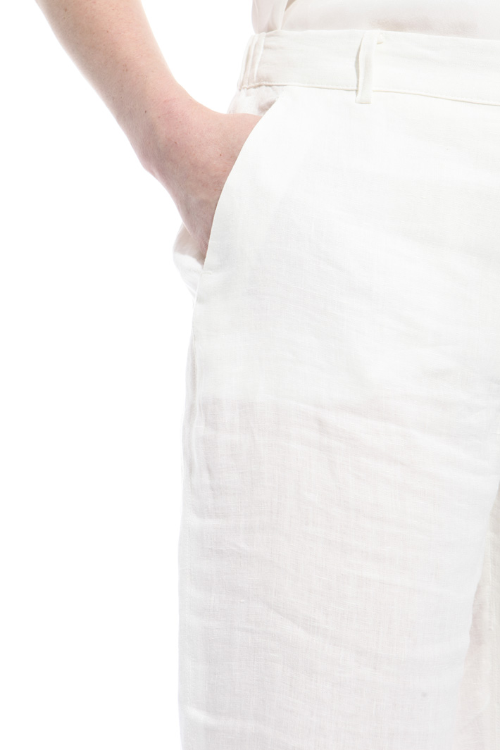 Linen canvas trousers Intrend Linen canvas trousers Intrend