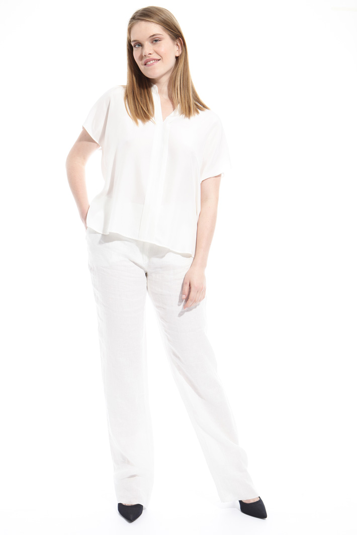 Linen canvas trousers Intrend Linen canvas trousers Intrend