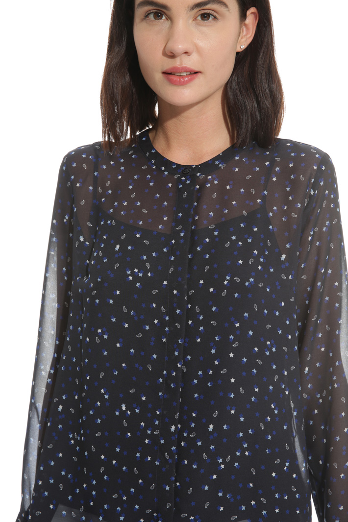 Camicia lunga in crepe Intrend Camicia lunga in crepe Intrend