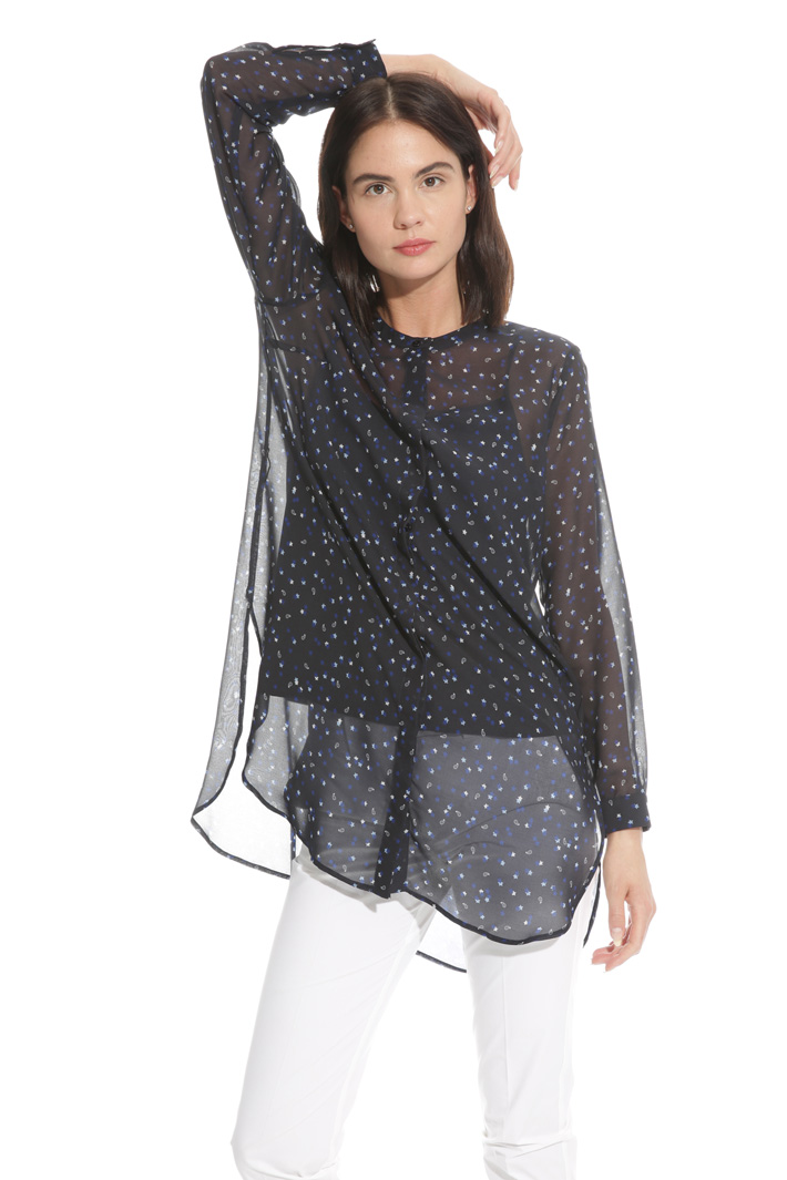 Camicia lunga in crepe Intrend Camicia lunga in crepe Intrend